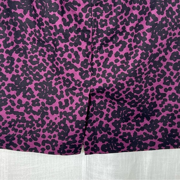 Banana Republic Purple Animal Print Pencil Skirt - Picture 5 of 6